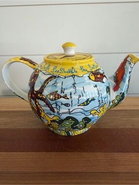 Cardrew Design Nautical Teapot Sea Shells by the Sea Shore
